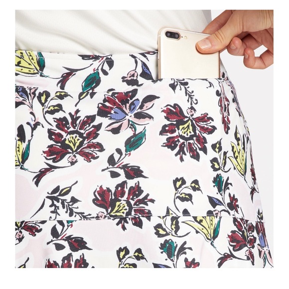 🆕 Lady Hagen Artisanal Print Floral Mix Flounce Skort, Size Medium - Picture 7 of 8